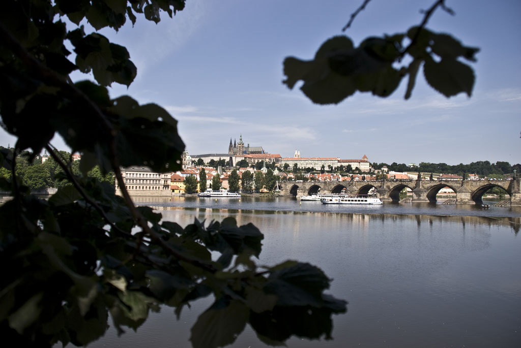 Prague Hradcany,Vltava,Charles Bridge