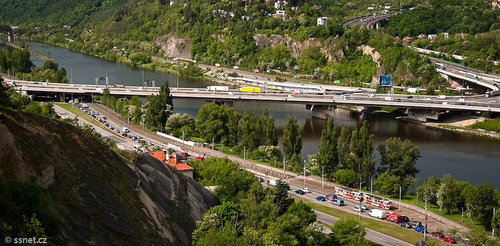 Surroundings Barrandov Bridge