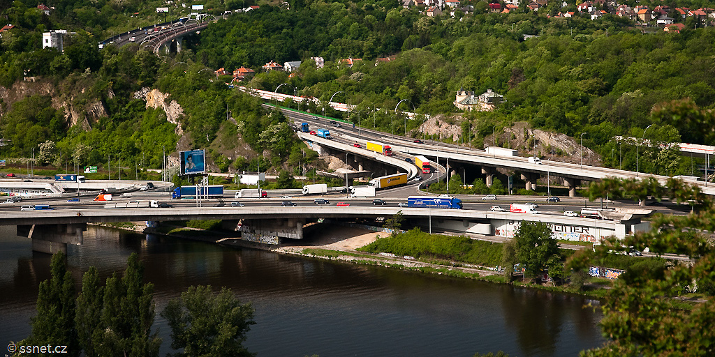 Surroundings Barrandov Bridge