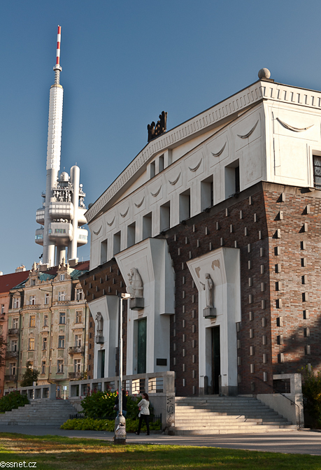 TV tower and church
