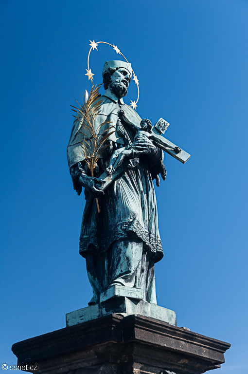 Baroque statues on Charles Bridge