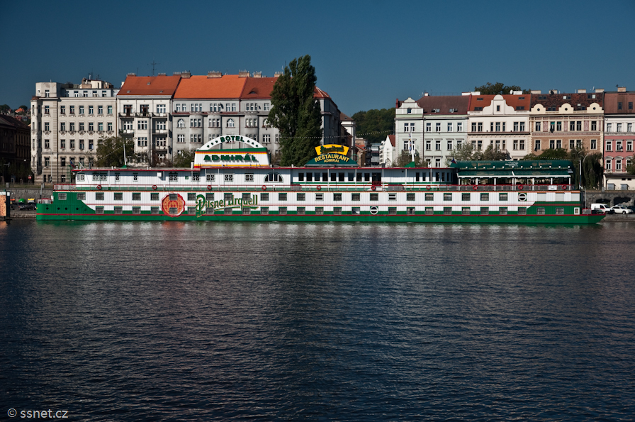 Vltava river Botel Admiral