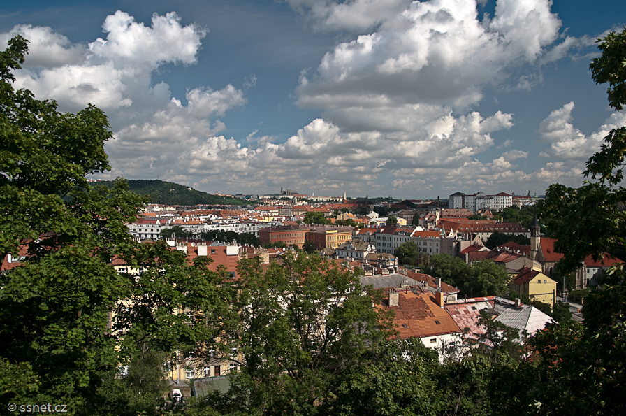 Vysehrad, View of Prague and Vltava