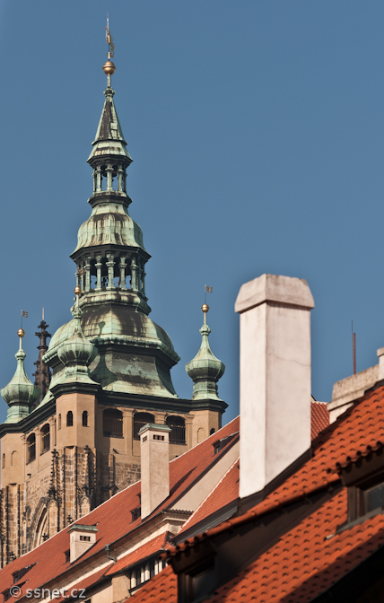 The roofs of historic Prague