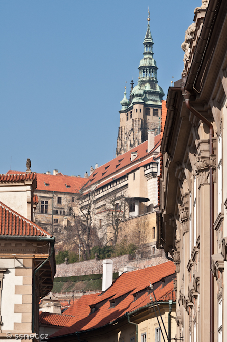 The roofs of historic Prague