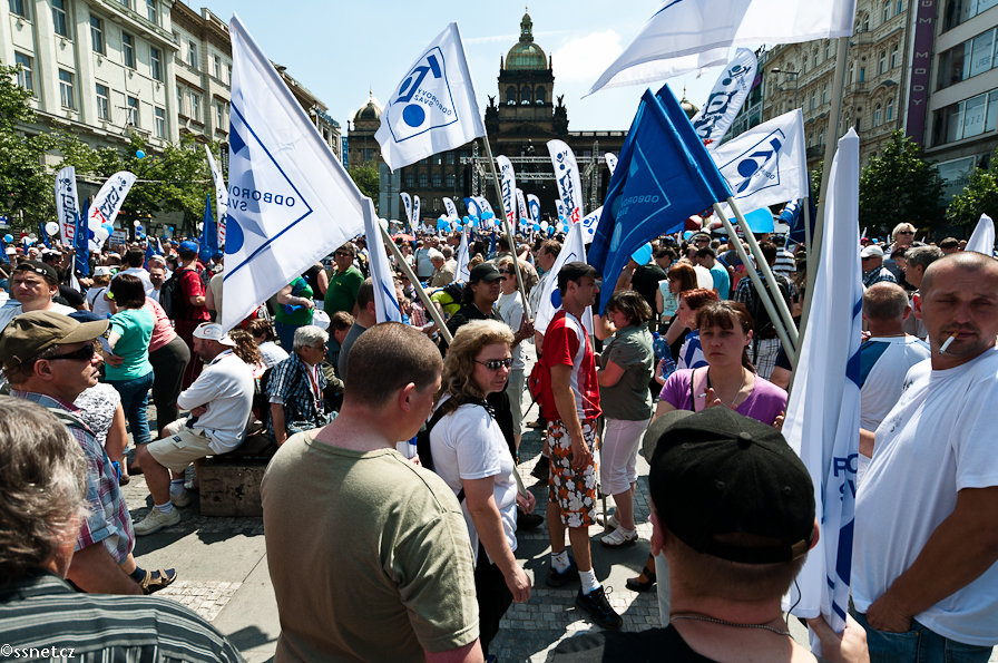 Protest against the Government - Prague May 2011