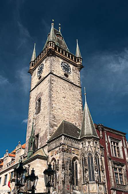 Prague towers and facades