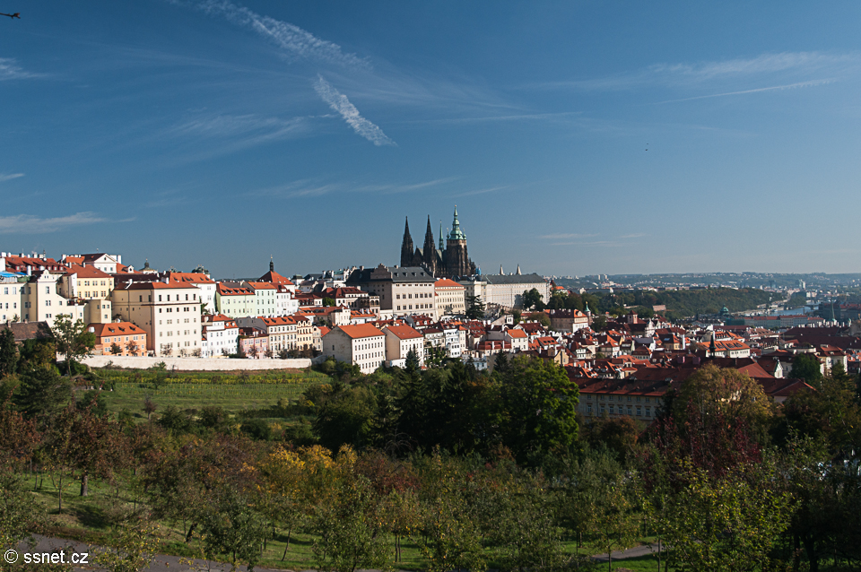 Prague Petrin in autumn