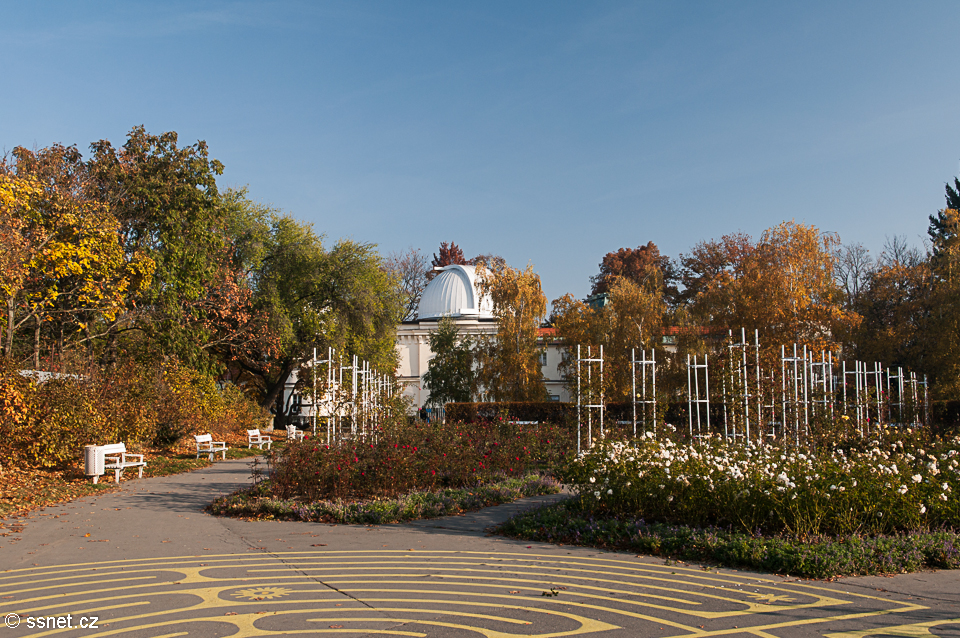 Petrin Hill in Prague - autumn