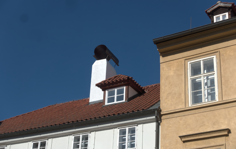 Historic roofs in Prague